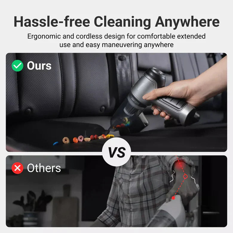 Nanovac™Portable Wireless Vacuum Cleaner